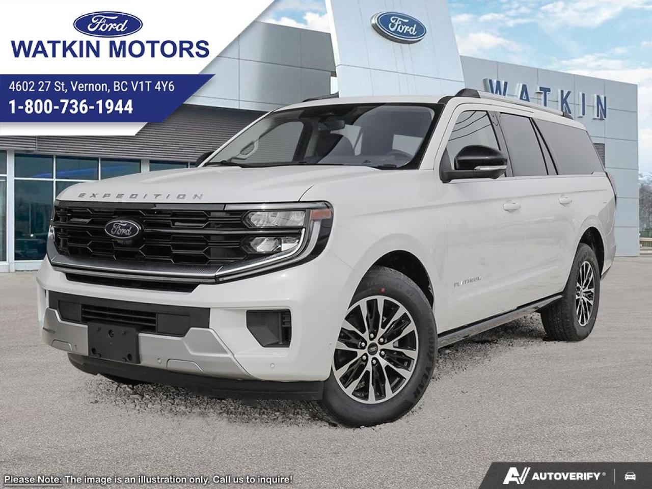 New 2025 Ford Expedition Platinum Max for sale in Vernon, BC