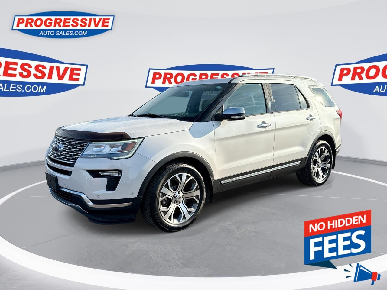Used 2019 Ford Explorer Platinum - Sunroof -  Navigation for sale in Sarnia, ON