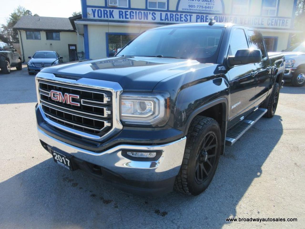 2017 GMC Sierra 1500 GREAT KM'S SLE-Z71-MODEL 5 PASSENGER 5.3L - V8.. 4X4.. CREW-CAB.. SHORTY.. TRAILER BRAKE.. HEATED SEATS.. BACK-UP CAMERA.. BLUETOOTH SYSTEM..