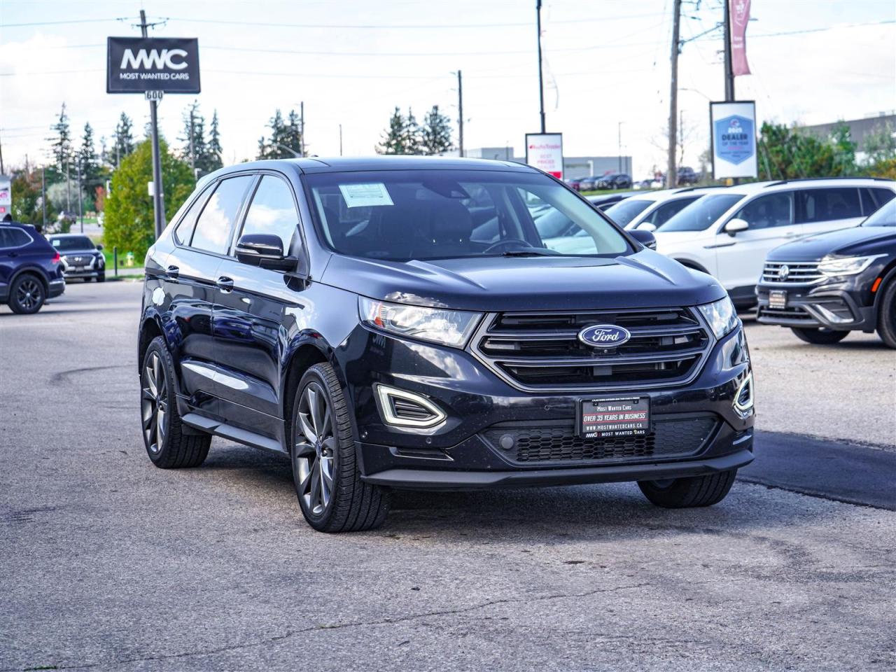 2017 Ford Edge SPORT | AWD | LTHR | PANO ROOF | NO ACCIDENTS Photo3