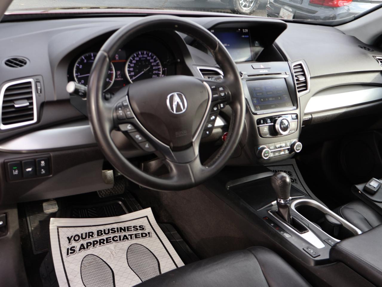 2017 Acura RDX TECH AWD CERTIFIED *ACCIDENT FREE*ACURA MAINTAIN* NAV CAMERA BLUETOOTH LEATHER HEATED SUNROOF CRUISE ALLOYS - Photo #8