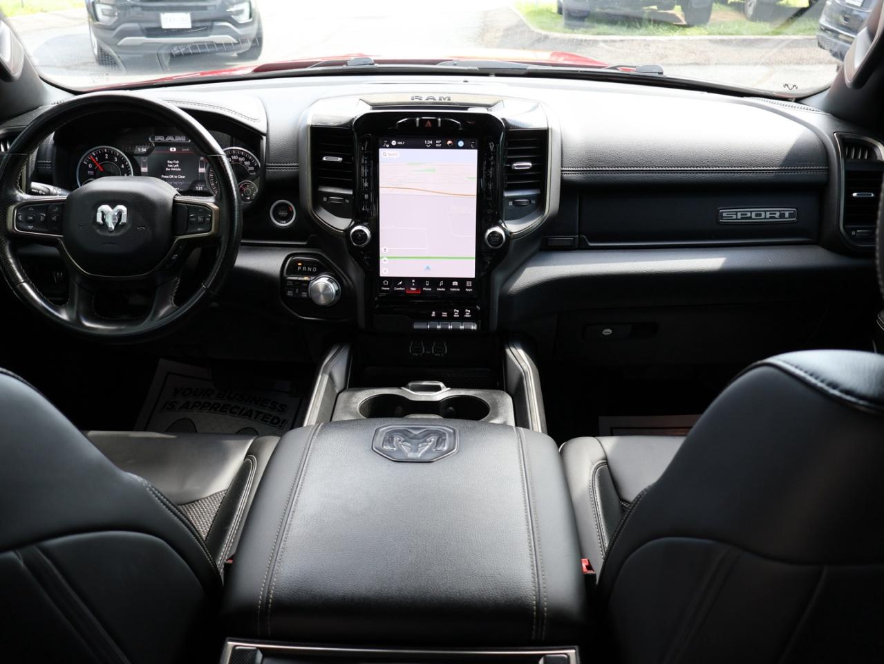 2022 RAM 1500 SPORT V8 HEMI 4WD CERTIFIED CAMERA NAV BLUETOOTH LEATHER HEATED P.SENSORS CRUISE ALLOYS - Photo #12