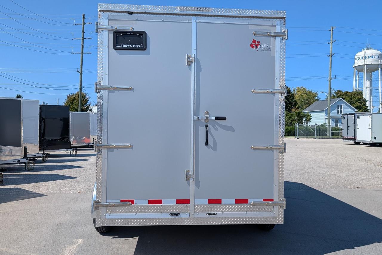 2025 Canadian Trailer Company 7x14 V Nose Cargo Trailer Aluminum Tandem Axle Photo12