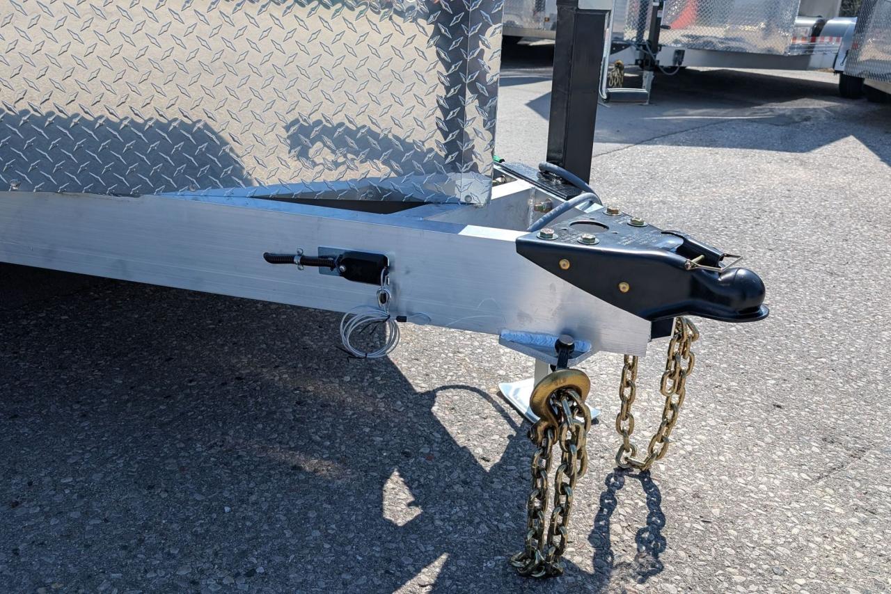 2025 Canadian Trailer Company 7x14 V Nose Cargo Trailer Aluminum Tandem Axle