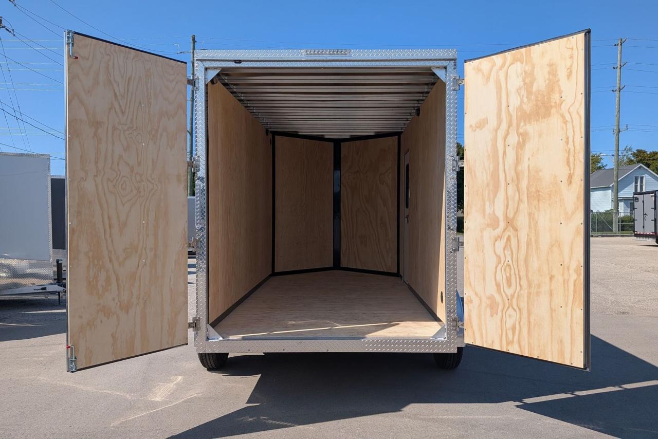 2025 Canadian Trailer Company 7x14 V Nose Cargo Trailer Aluminum Tandem Axle