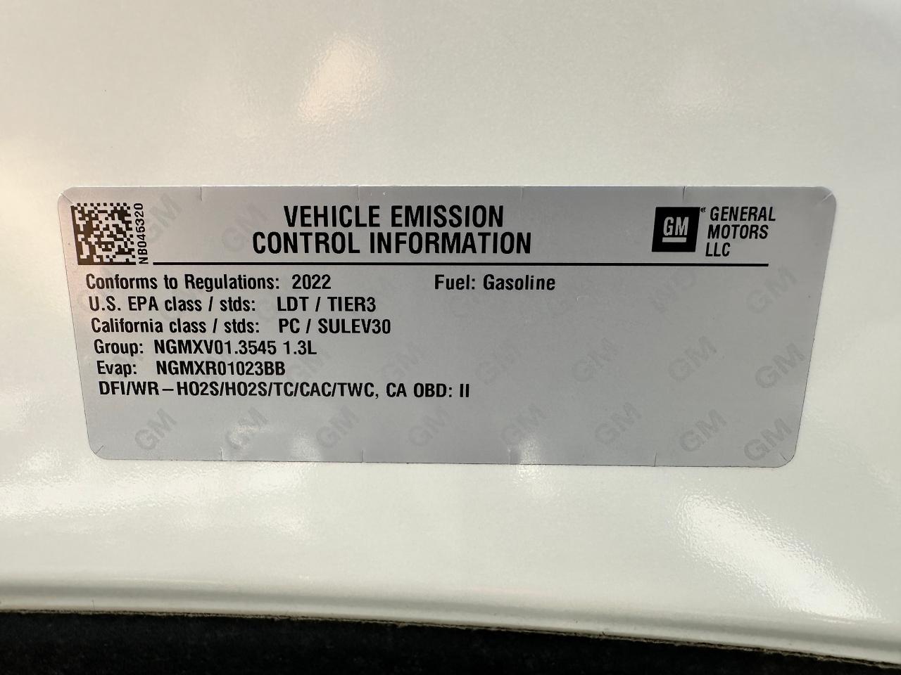 2022 Chevrolet TrailBlazer RS AWD HTD Cloth Sunroof XM CarPlay RemStart Alloy Photo