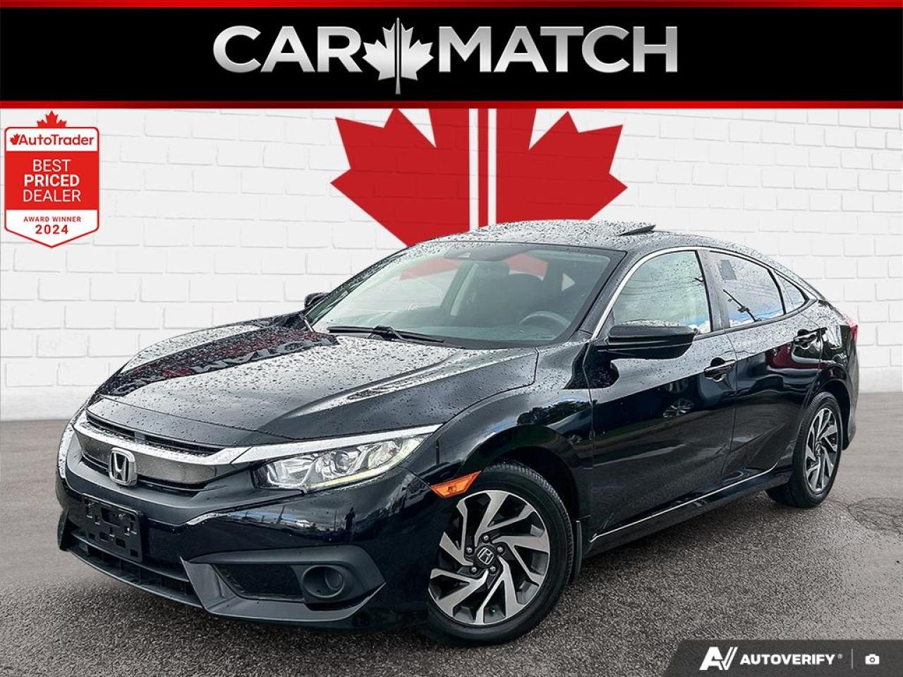 2018 Honda Civic EX / SUNROOF / BLINDSPOT CAMERA / HTD SEATS / AUTO