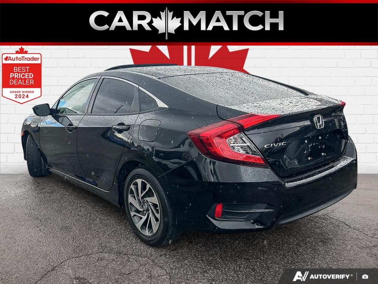 2018 Honda Civic EX / SUNROOF / BLINDSPOT CAMERA / HTD SEATS / AUTO - Photo #4