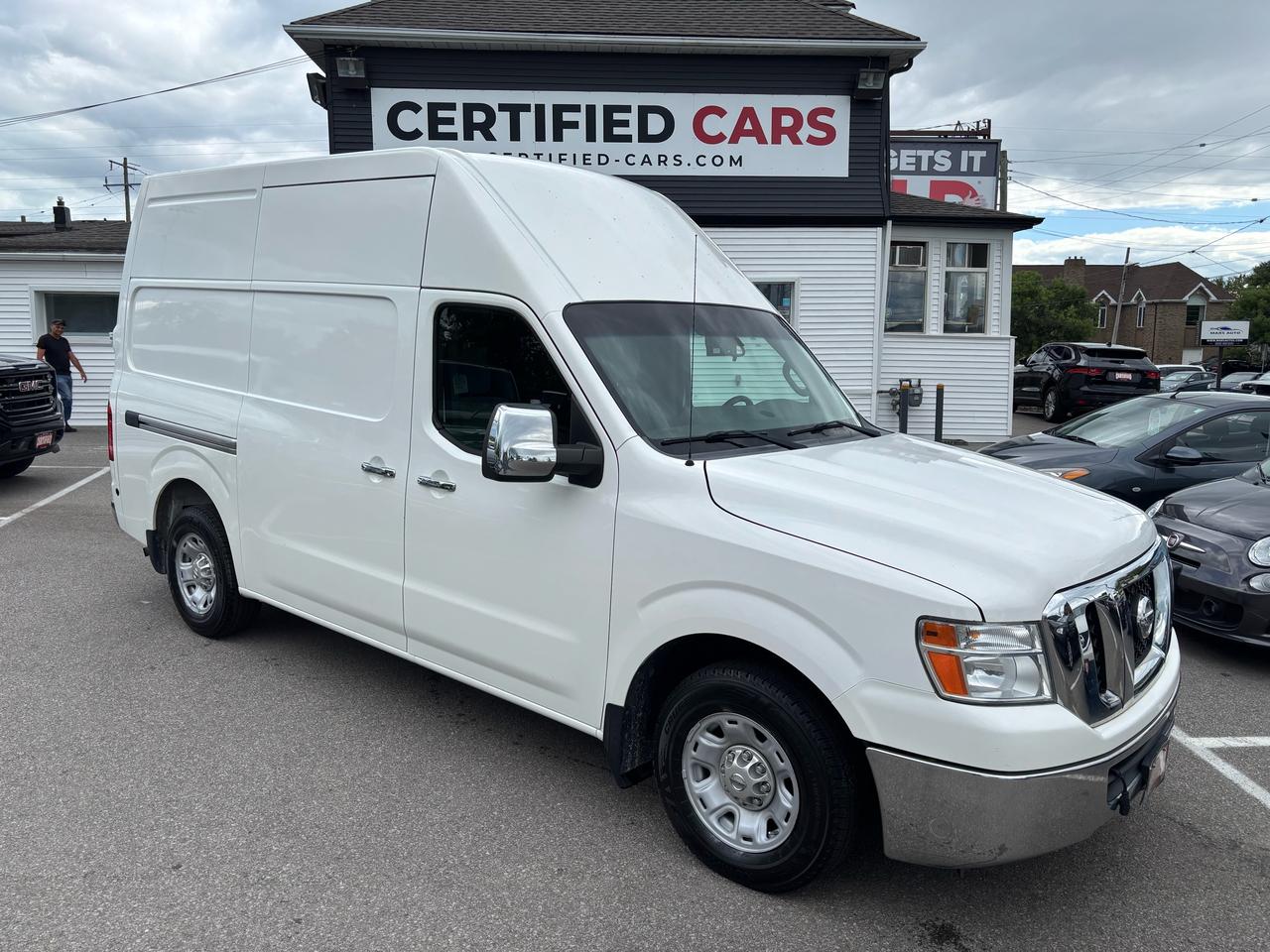 White 2012 Nissan NV Cargo Van Rear-Wheel Drive Automatic