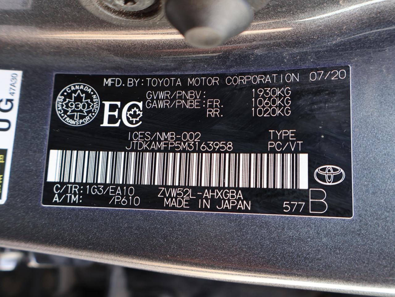 2021 Toyota Prius Prime PLUG-IN UPGRADE CERTIFIED *ACCIDENT FREE* CAMERA NAV BLUETOOTH LEATHER HEATED SEATS CRUISE ALLOYS - Photo #37
