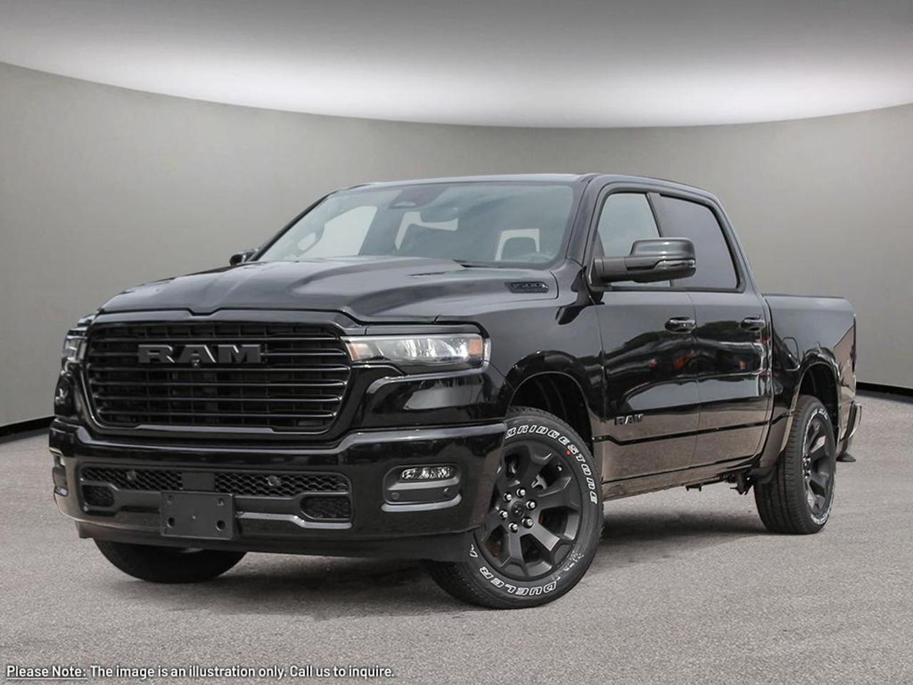 Experience the perfect blend of power, technology, and comfort with the 2026 Ram 1500 Sport 4x4 Crew Cab in sleek Black. Featuring a turbocharged straight-six engine and smooth 8-speed automatic transmission, this truck delivers robust performance on any terrain. Stay connected and in control with advanced features like adaptive cruise control, an aerial view display, and a premium sound system with satellite radio.Inside, enjoy heated front seats, a heated steering wheel, multi-zone climate control, and leather steering wheelall designed for your comfort. Safety is paramount with lane keeping assist, blind spot monitoring, front collision mitigation, and a back-up camera.Whether youre towing with the handy tow hitch or navigating city streets with lane departure warnings and smart device integration, the Ram 1500 Sport offers versatility and style that stands out. Ready for every adventure, this truck is your ultimate driving companion. Schedule your test drive today and feel the power of the Ram!PRICING ADVERTISED IS REFLECTING THE CASH INCENTIVE AND CANNOT BE STACKED WITHLOW-RATEFINANCING, PRICING ADVERTISED CAN BE FINANCED. REACH OUT TO THE SALES TEAM TO GET YOUR QUOTE TAILORED TO HOW YOU WOULD LIKE TO BUYCALL AURORA DODGE NOW AT867-873-4222