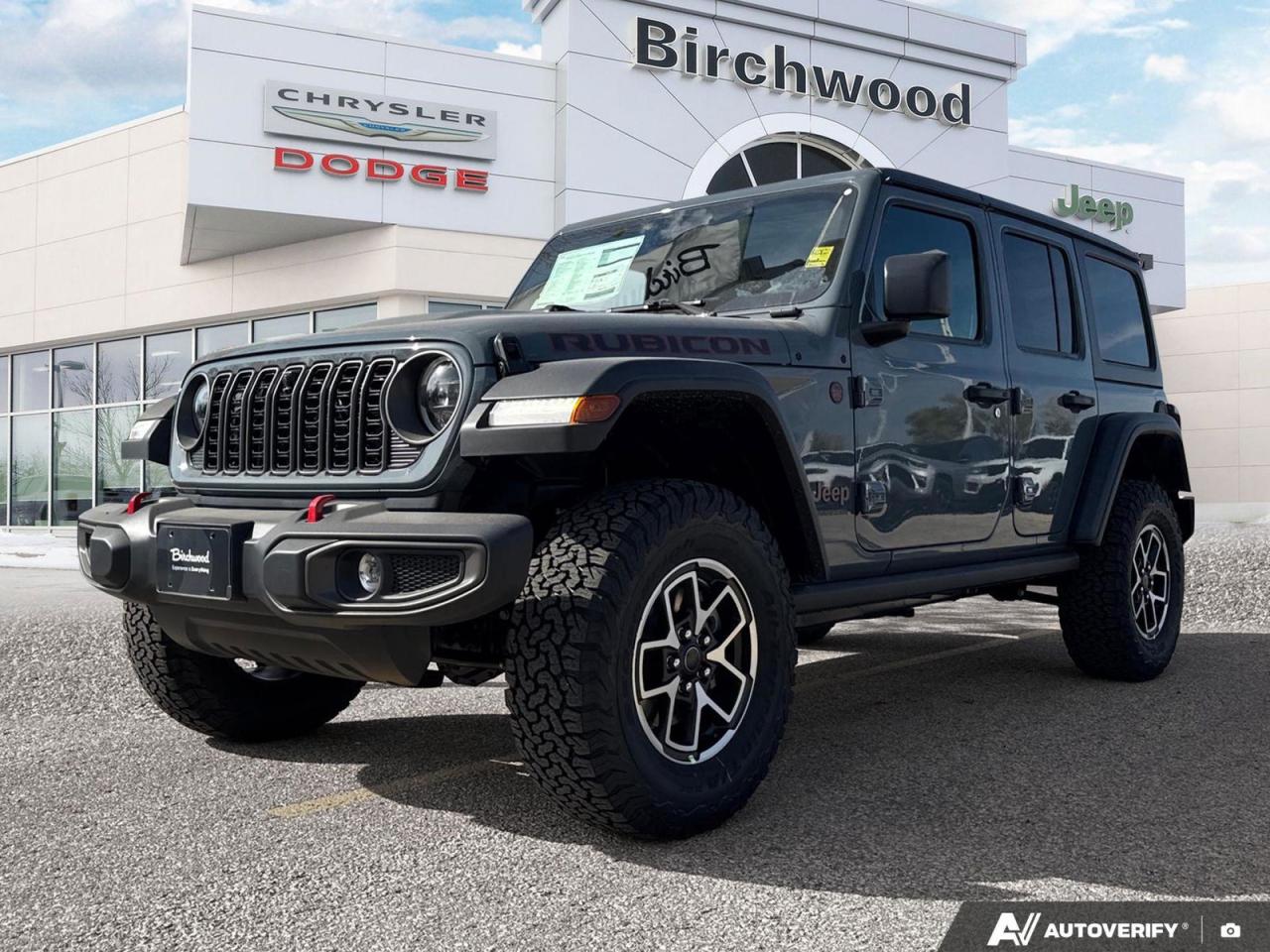 New 2025 Jeep Wrangler Rubicon | Winter Tires Included! | Black Friday All Month! | for sale in Winnipeg, MB