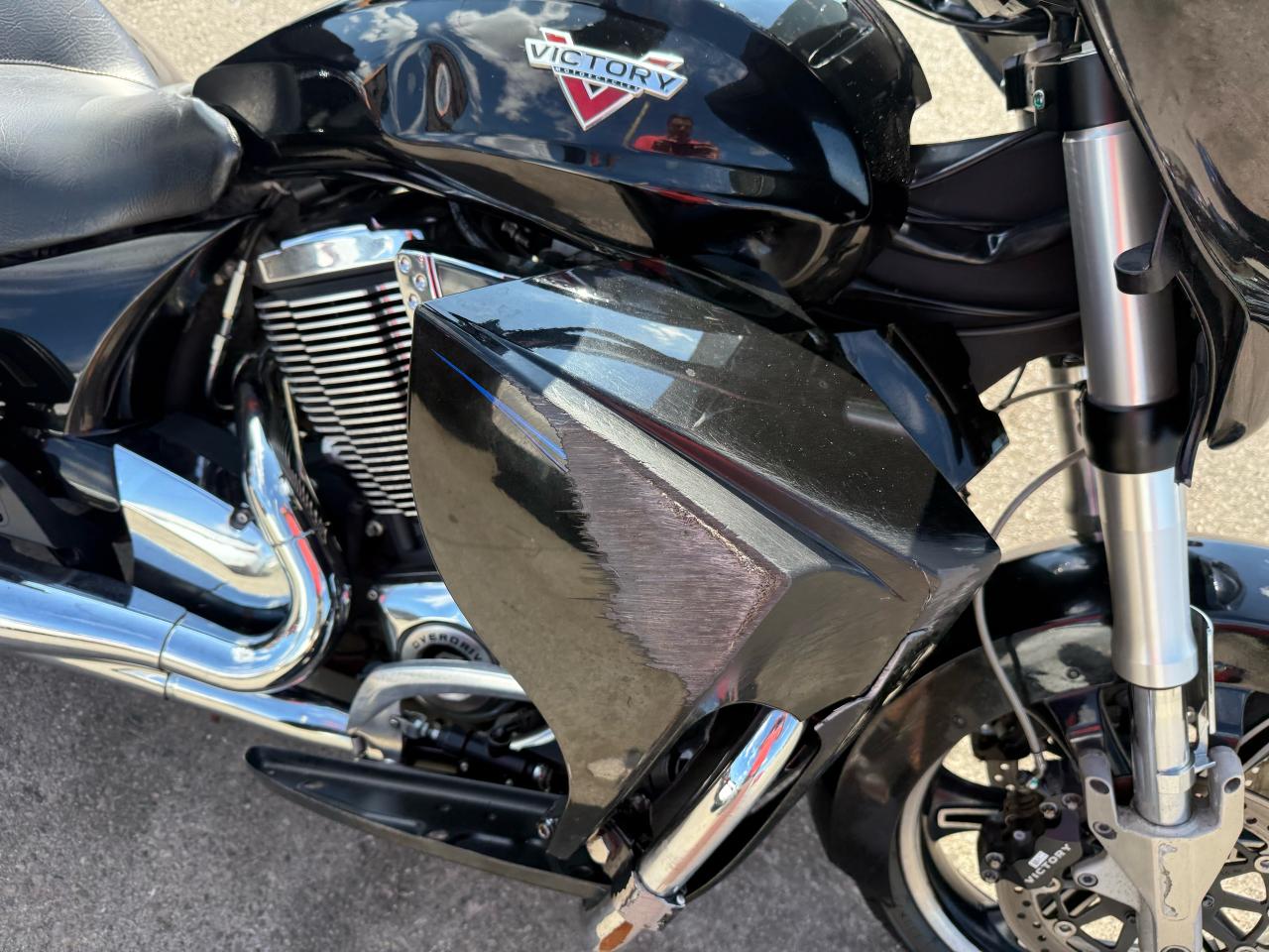 2015 Victory Cross Country Tour BAGS, TOUR PACK, 106CI, EXHAUST, LOADED, AS IS - Photo #9