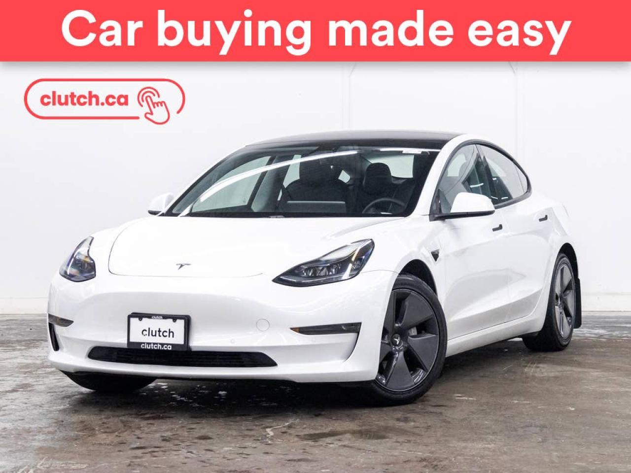 Used 2021 Tesla Model 3 Standard Range Plus w/Heated Front Seats, Bluetooth, Rearview Cam for sale in Toronto, ON