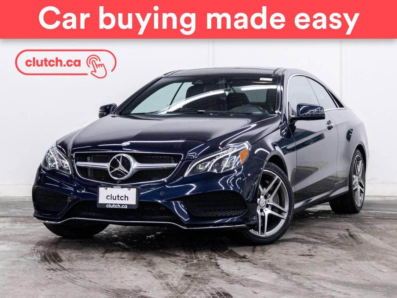 Used 2016 Mercedes-Benz E-Class E550 w/Bluetooth, Heated Front Seats, Backup Cam for sale in Toronto, ON