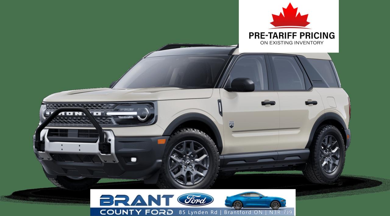 New 2025 Ford Bronco Sport BIG BEND | BLACK DIAMOND | MOONROOF | for sale in Brantford, ON