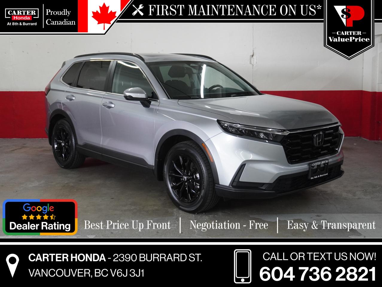 Used 2023 Honda CR-V Sport AWD, APPLE/ANDROID, SUNROOF, NO ACCIDENTS for sale in Vancouver, BC
