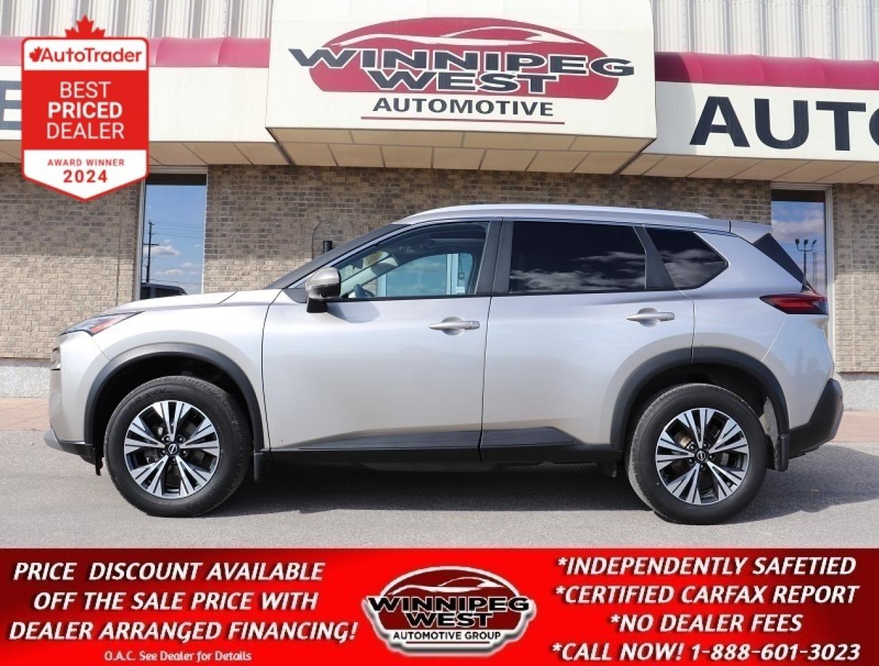 Used 2023 Nissan Rogue AWD SV WITH PANORAMIC ROOF, HEATED SEATS & WHEEL! for sale in Headingley, MB