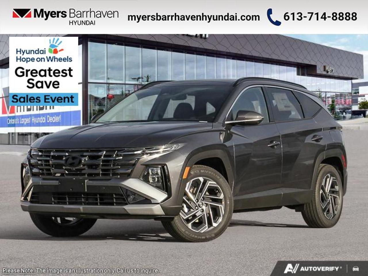 New 2025 Hyundai Tucson Hybrid Ultimate AWD  - Sunroof - $337 B/W for sale in Nepean, ON