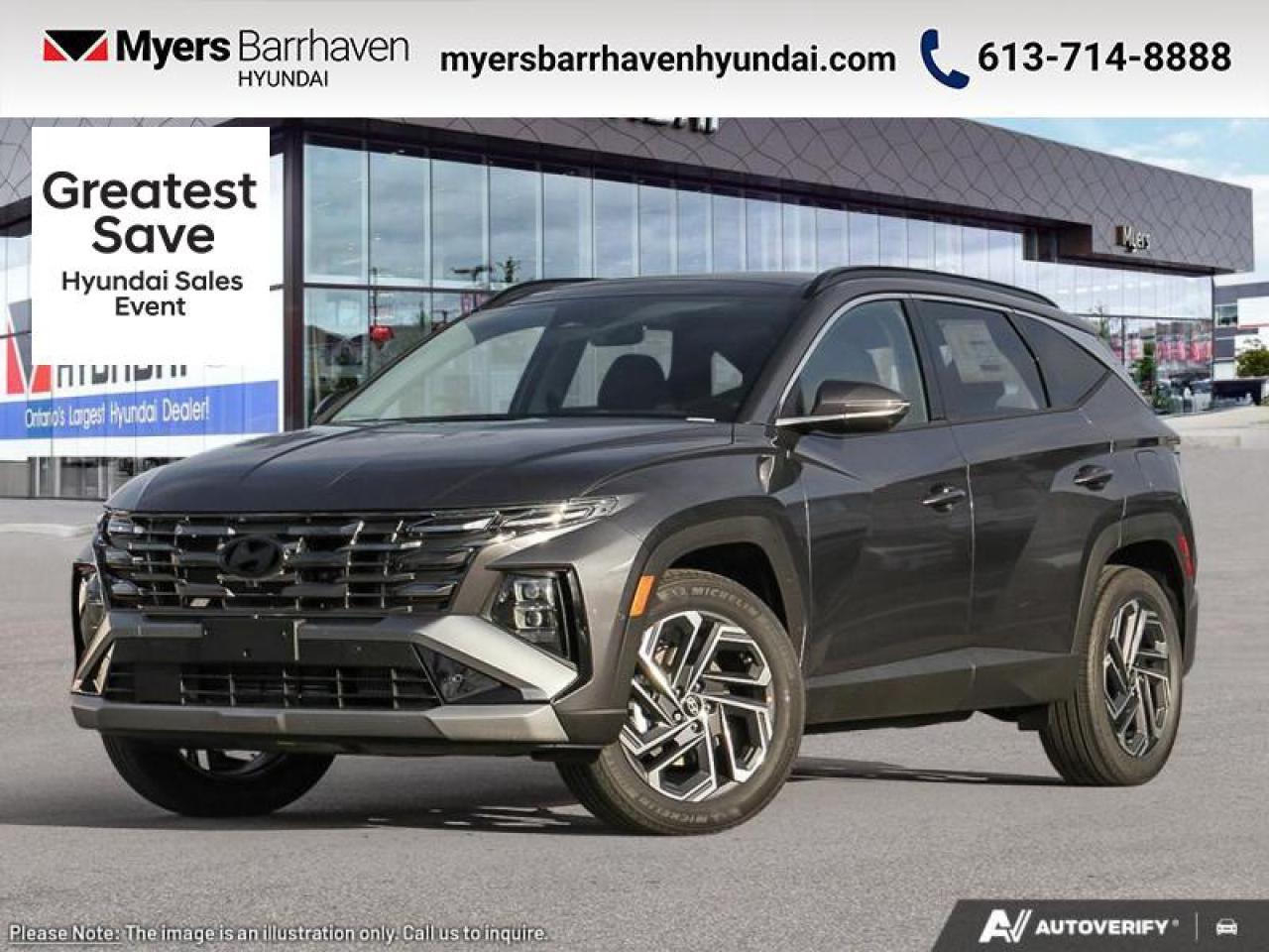 New 2025 Hyundai Tucson Hybrid Ultimate AWD  - Sunroof - $337 B/W for sale in Nepean, ON