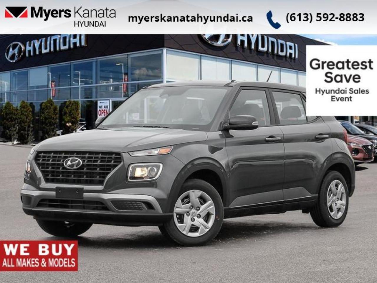 New 2026 Hyundai Venue Essential IVT  - $91.90 /Wk for sale in Kanata, ON