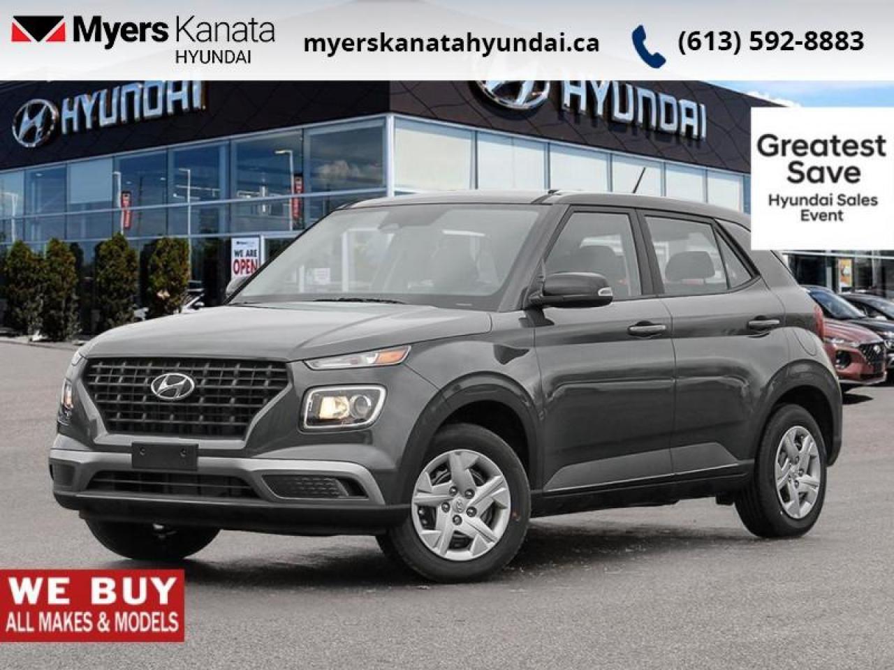 New 2026 Hyundai Venue Essential IVT  - $91.90 /Wk for sale in Kanata, ON