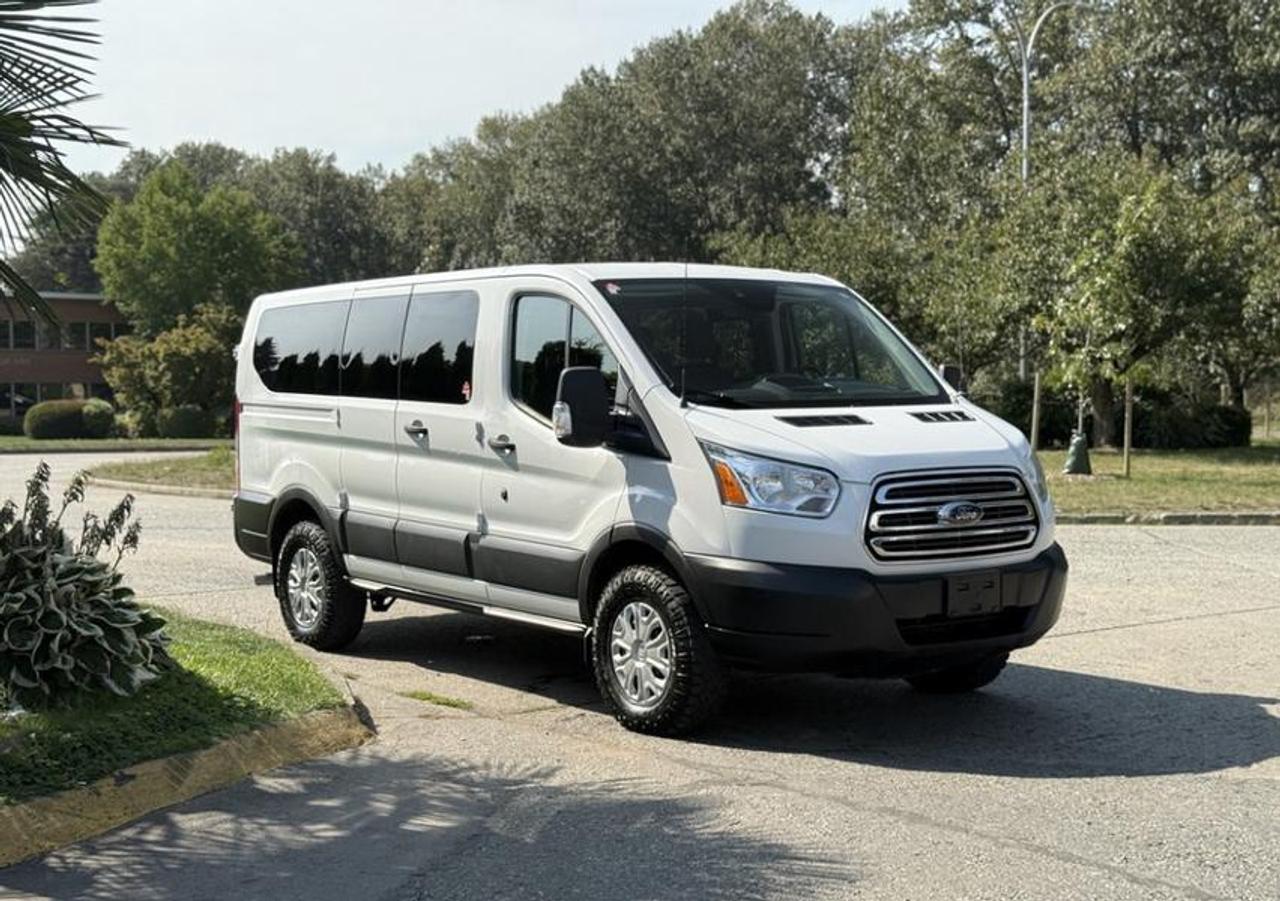 2017 Ford Transit XLT 8-Passenger Van 4X4, 3.5L, 6 cylinder, 4 door, automatic, 4X4, 4-Wheel ABS, air conditioning, AM/FM radio, power door locks, power windows, power mirrors, white exterior, black interior. Seats 8 passengers including driver. EcoBoost engine. GVWR 3,878 kg / 8,550 lbs. Overall vehicle measurements: 219 L (183) x 81 W (68) x 82 H (69). Certification and decal valid until August 2026.  $40,820.00 plus $375 processing fee, $41,195.00 total payment obligation before taxes.   Listing report, warranty, contract commitment cancellation fee, financing available on approved credit (some limitations and exceptions may apply). All above specifications and information is considered to be accurate but is not guaranteed and no opinion or advice is given as to whether this item should be purchased. We do not allow test drives due to theft, fraud, acts of vandalism and undetectable impaired driving. Instead we provide the following benefits: Complimentary Warranty (with options to extend), Limited Money Back Satisfaction Guarantee on Fully Completed Contracts, Contract Commitment Cancellation, and an Open-Ended Sell-Back Option. Ask seller for details or call 604-522-REPO(7376) to confirm listing availability.