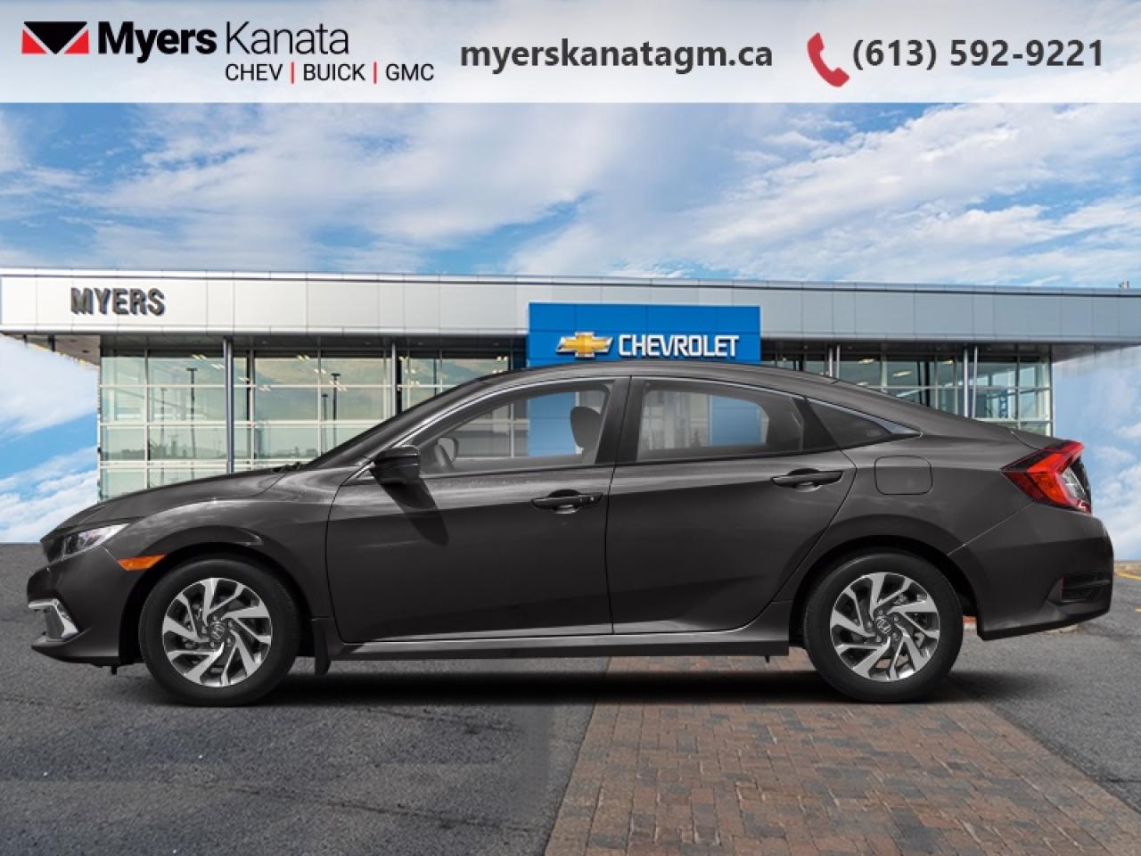 Used 2019 Honda Civic Sedan EX CVT  - Sunroof -  Remote Start for sale in Kanata, ON