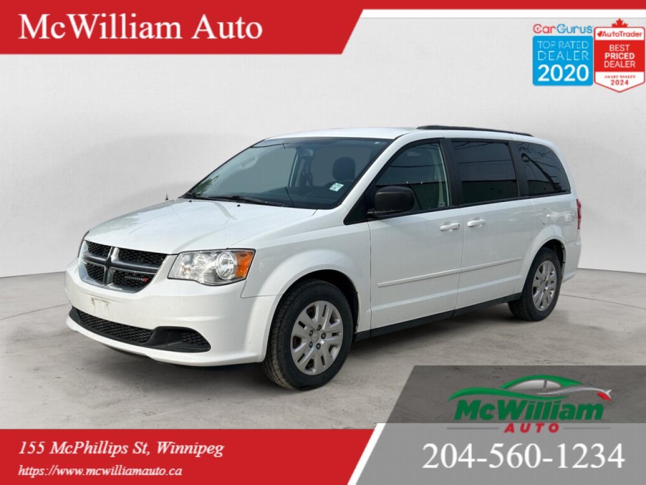 Used 2017 Dodge Grand Caravan SXT | Stow N' Go Seats | Rear A/C & Heat| for sale in Winnipeg, MB