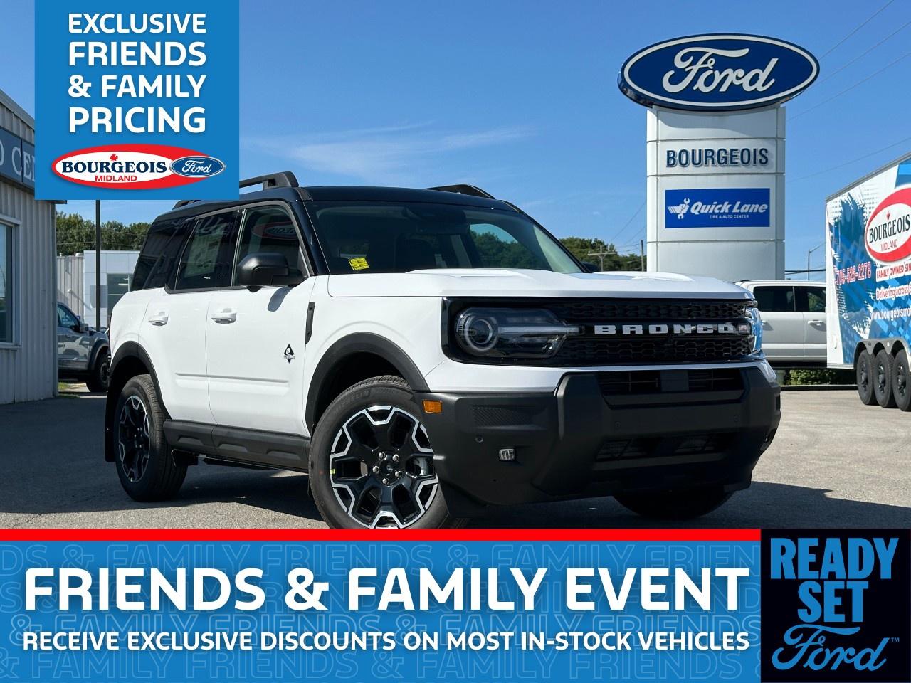 New 2025 Ford Bronco Sport Outer Banks 4X4 for sale in Midland, ON