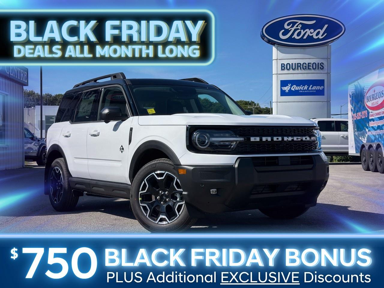 New 2025 Ford Bronco Sport Outer Banks 4X4 for sale in Midland, ON