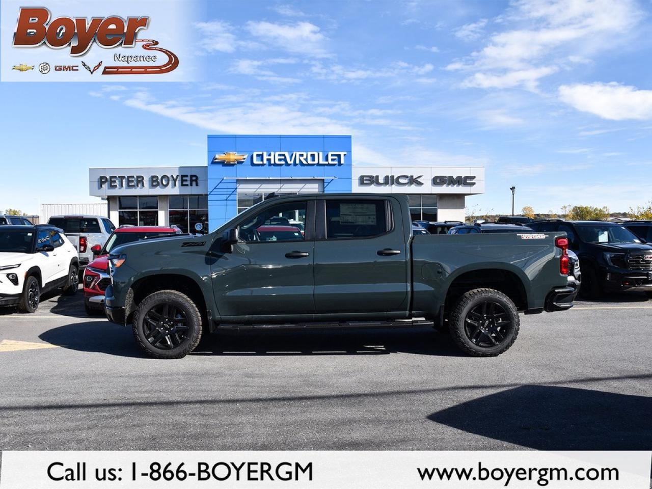 2026 Chevrolet Silverado 1500 Crew Cab Short Box 4-Wheel Drive Custom Trail Boss Photo3