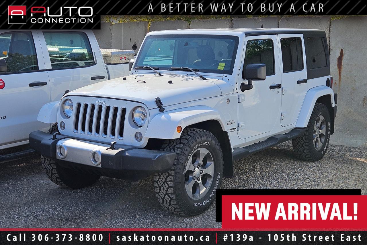 Used 2018 Jeep Wrangler Unlimited Sahara - ACCIDENT FREE - CARPLAY - REMOTE START - LEATHER - NAV for sale in Saskatoon, SK