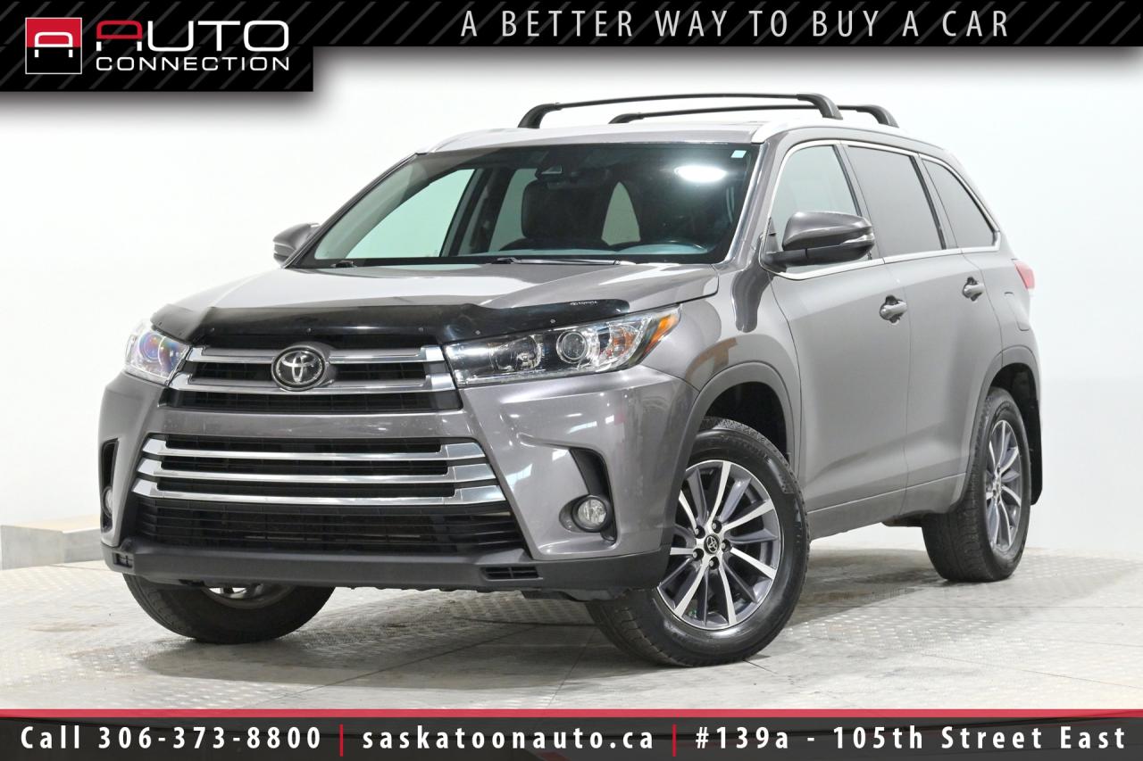 Used 2018 Toyota Highlander XLE AWD - RADAR CRUISE - NAV - HEATED LEATHER - SK VEHICLE for sale in Saskatoon, SK