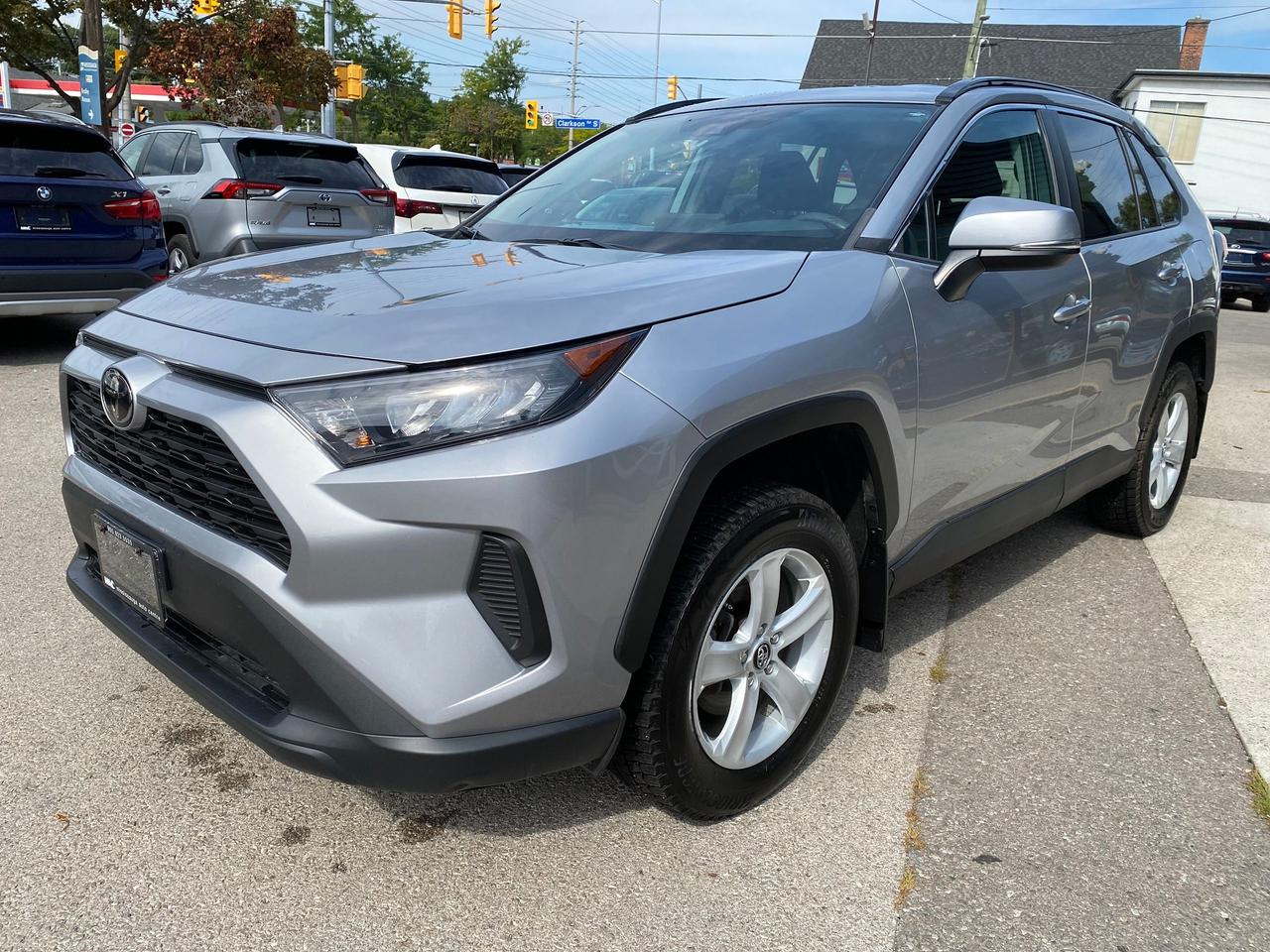 <h3 dir=auto>2020 Toyota RAV4 LE &ndash; Low Mileage</h3><p dir=auto><strong>Silver Exterior / Grey Cloth Interior</strong> <strong>62,700 km</strong></p><p dir=auto>The 2020 Toyota RAV4 LE delivers reliable performance, versatile utility, and Toyotas legendary durability in a popular compact SUV. Powered by a responsive <strong>2.5L 4-cylinder engine</strong> (203 hp) paired with an 8-speed automatic transmission (AWD configuration for confident all-weather capability).</p><p dir=auto><strong>Key Features:</strong></p><ul dir=auto><li>Alloy wheels</li><li>Blind Zone Alert (Blind Spot Monitor with Rear Cross Traffic Alert)</li><li>Bluetooth, USB, and Auxiliary connectivity</li><li>7-inch touchscreen infotainment with Apple CarPlay and Android Auto compatibility</li><li>Toyota Safety Sense 2.0 suite: pre-collision system with pedestrian detection, lane departure alert with steering assist, adaptive cruise control, road sign assist, automatic high beams</li><li>Heated front seats, backup camera, multi-information display</li><li>Excellent fuel efficiency (approximately 8-9 L/100 km combined)</li></ul><p dir=auto><strong>Important Disclosure:</strong> This vehicle was previously involved in an accident (damage to the right rear door and roof) and has been repaired to the manufacturers specifications. It carries a clean title (not branded under Ontario regulations). Pre-repair photos available upon request. Full details and vehicle history report available.</p><p dir=auto>The vehicle is in excellent overall condition&mdash;non-smoker interior. Remaining factory warranty coverage may apply.</p><p dir=auto><strong>Price includes Ontario DriveON safety certificate, administration fee, and OMVIC fee.</strong></p><p dir=auto>Located in <strong>Mississauga</strong> &ndash; available for viewing and test drive by appointment. Serious inquiries welcome; financing options may be available through trusted partners.</p><p dir=auto>For more detailed information, please call <strong>905-823-5535</strong> or email us at <strong><a href=mailto:sales@mac.ca target=_blank rel=noopener noreferrer nofollow>sales@mac.ca</a></strong>.</p>