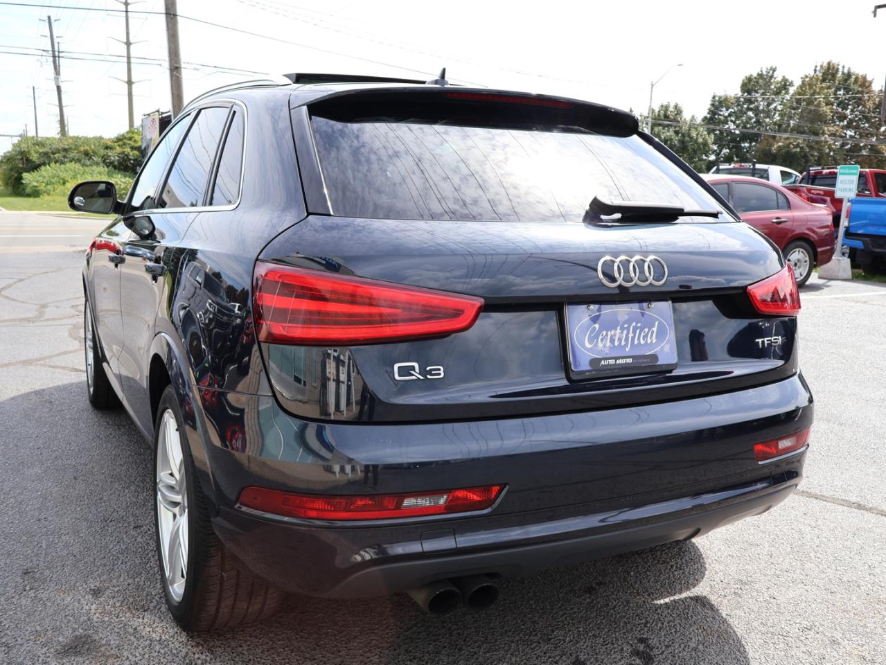 2015 Audi Q3 PROGRESSIV CERTIFIED *ACCIDENT FREE*AUDI MAINTAIN* BLUETOOTH LEATHER HEATED SEATS PANO ROOF CRUISE ALLOYS Photo4