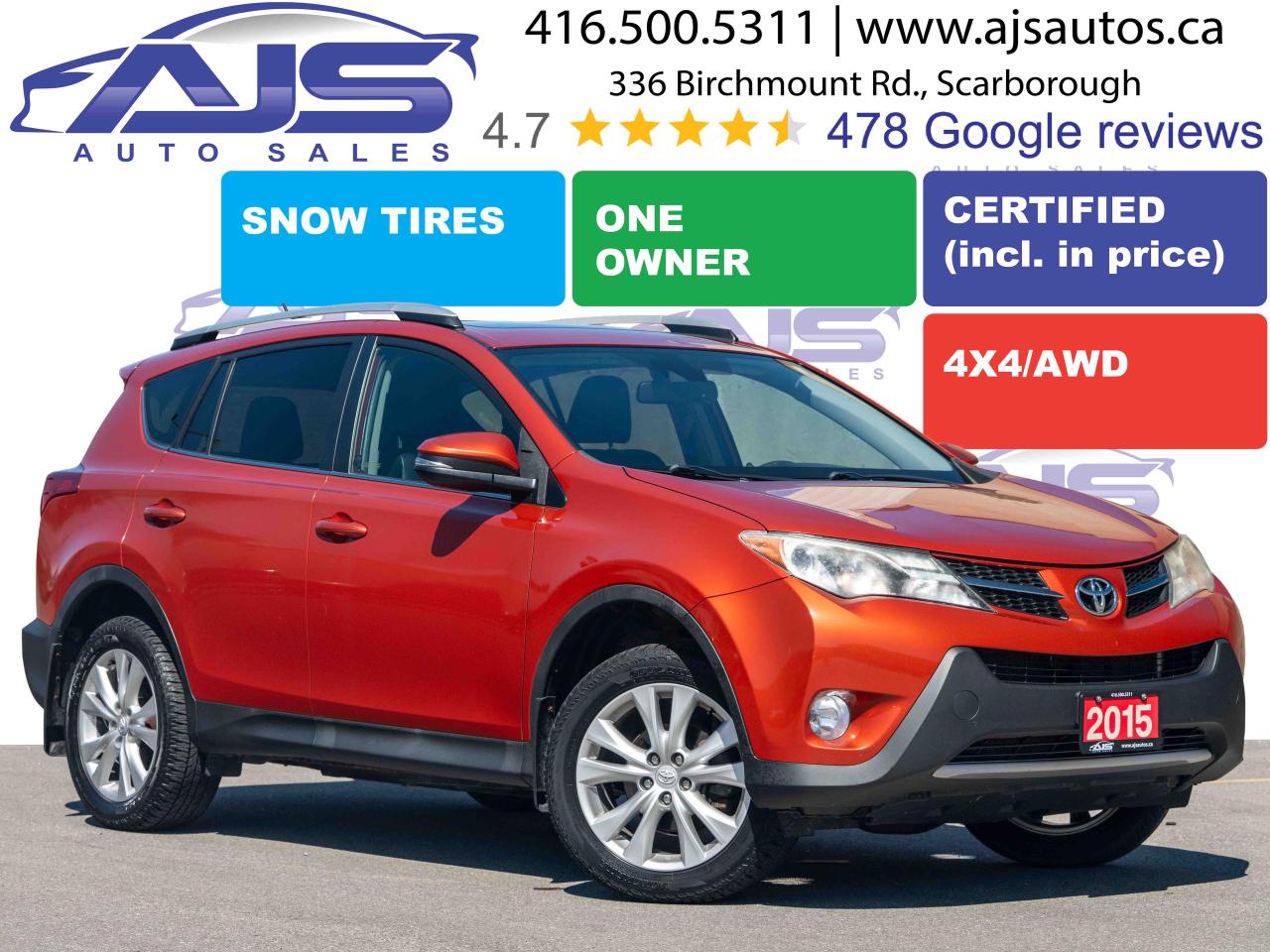 2015 Toyota RAV4 LIMITED 
