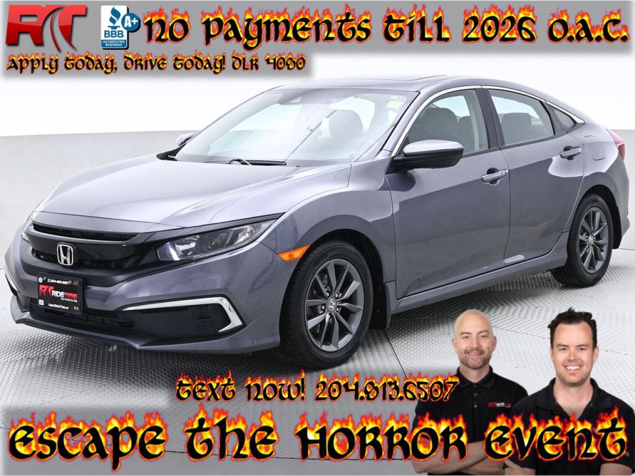 Used 2020 Honda Civic Sedan EX for sale in Winnipeg, MB