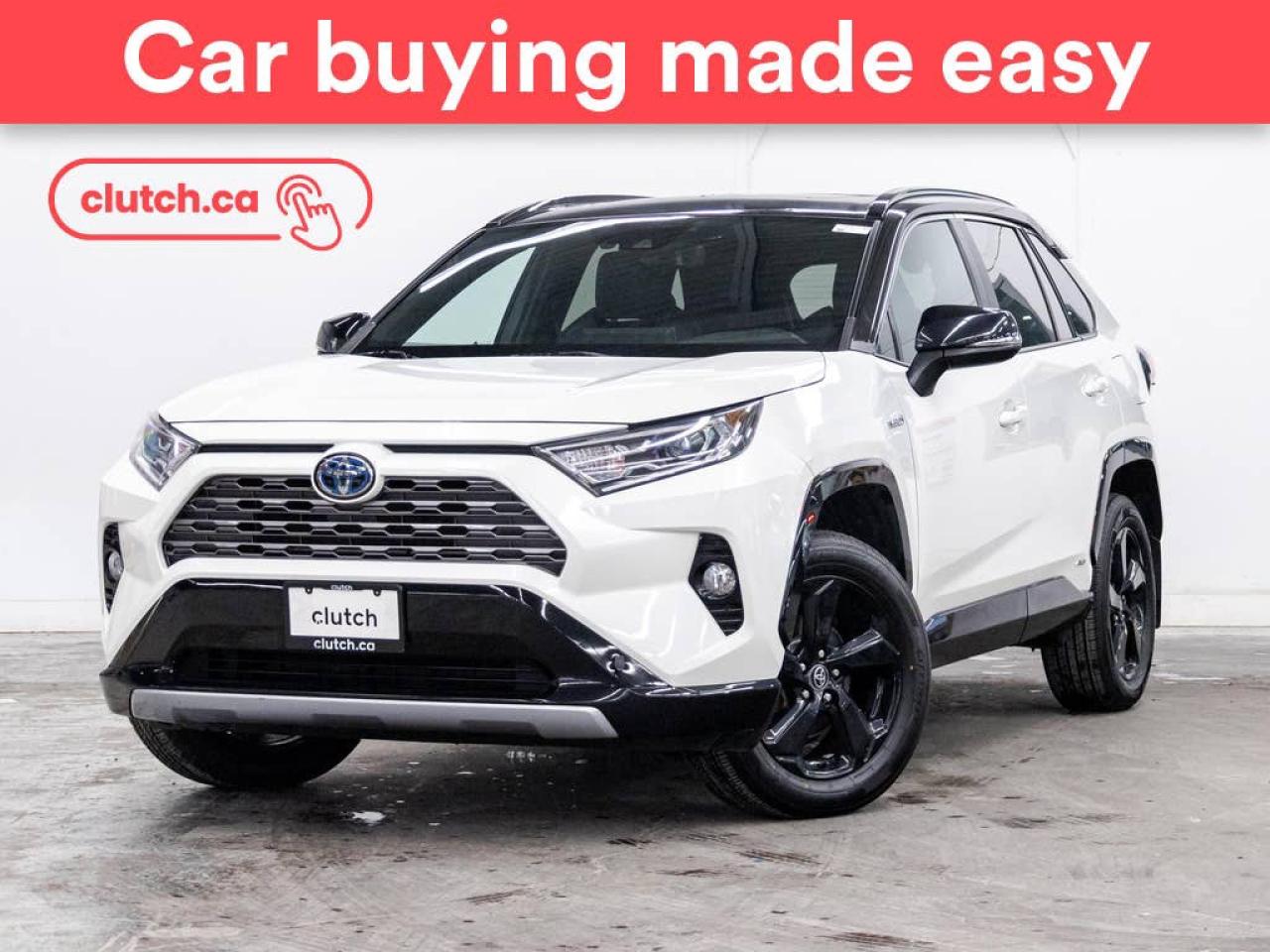 Used 2019 Toyota RAV4 Hybrid XLE AWD w/ Hybrid XSE Pkg w/ Apple CarPlay, Power Moonroof, Heated Steering Wheel for sale in Toronto, ON