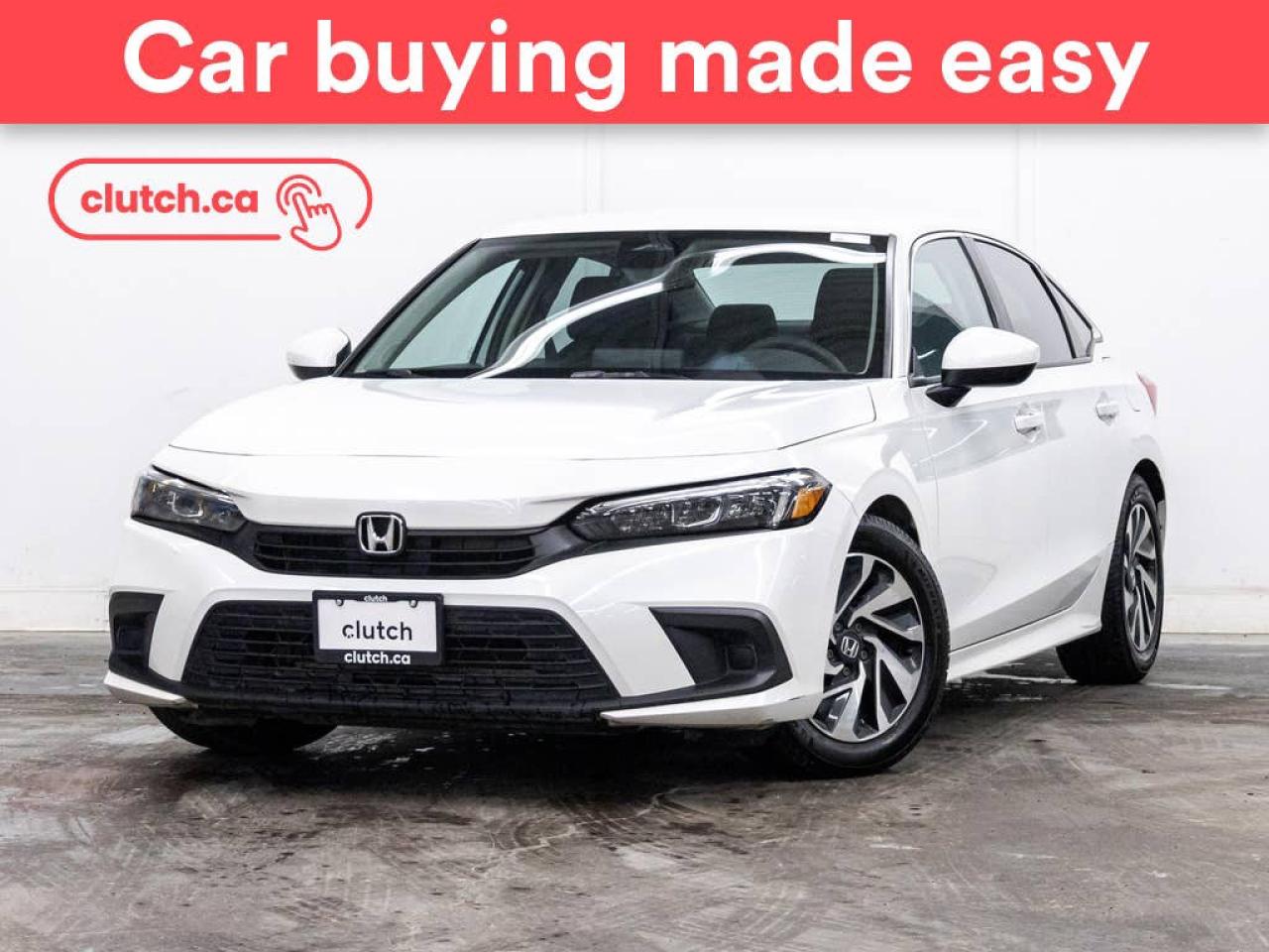 Used 2022 Honda Civic LX w/ Apple CarPlay & Android Auto, Heated Front Seats, Rearview Cam for sale in Toronto, ON