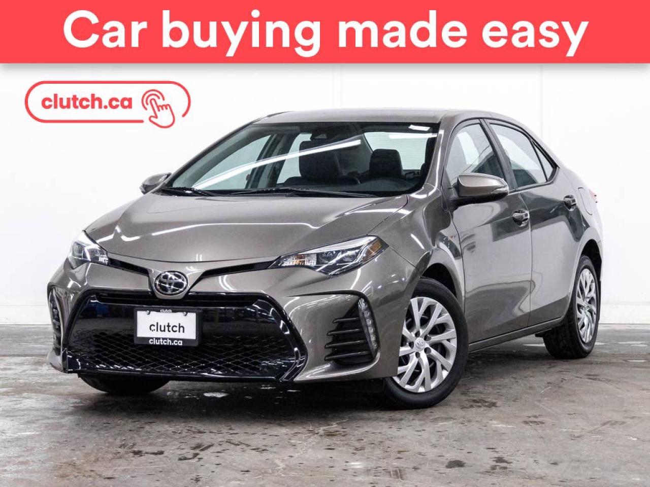Used 2019 Toyota Corolla SE w/ Bluetooth, Front Heated Seats, Rearview Cam for sale in Toronto, ON