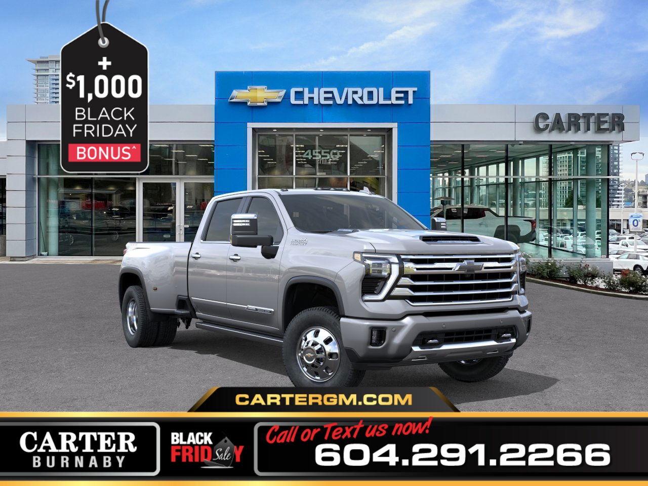 New 2026 Chevrolet Silverado HIGH COUNTRY 4WD | 6.6L ENG/PWR SUNROOF/PWR SEATS for sale in Burnaby, BC