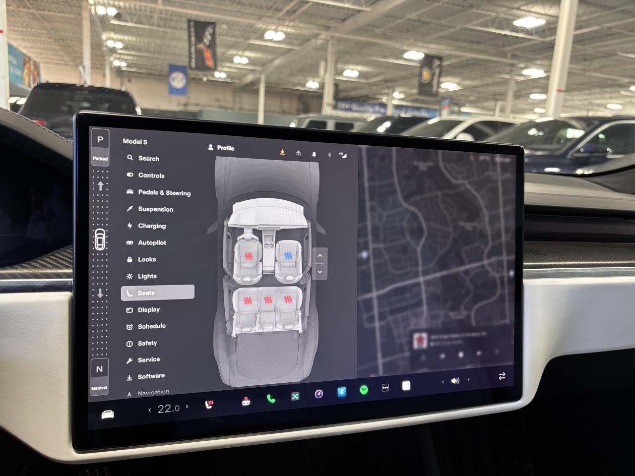 2021 Tesla Model S Plaid AWD|1021HP|FULLSELFDRIVING|WHITELEATHER|+++ - Photo #33
