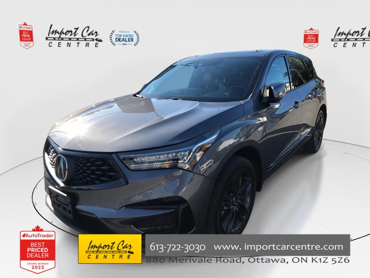 Used 2021 Acura RDX A-Spec A-SPEC, LEATHER/SUEDE, PANO. ROOF, NAVI, HT for sale in Ottawa, ON