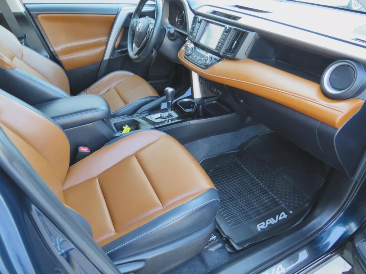 2018 Toyota RAV4 Limited (**CLEAN TITLE/NO ACCIDENTS!!**SAFETY/CERTIFIED!!**AWD**ALLOY RIMS**TWO-TONE LEATHER**SUNROOF**NAVIGATION**REVERSE CAMERA**DUAL CLIMATE CONTROL**ECO AND SPORT MODE**HEATED SEATS/STEERING WHEEL**LANE ASSIST**AWD LOCK**PUSH BUTTON START**DIGITAL TOU Photo