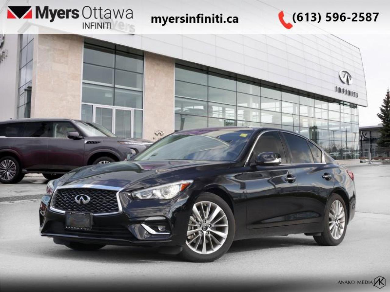 Used 2023 Infiniti Q50 LUXE  - Certified - Leather Seats for sale in Ottawa, ON