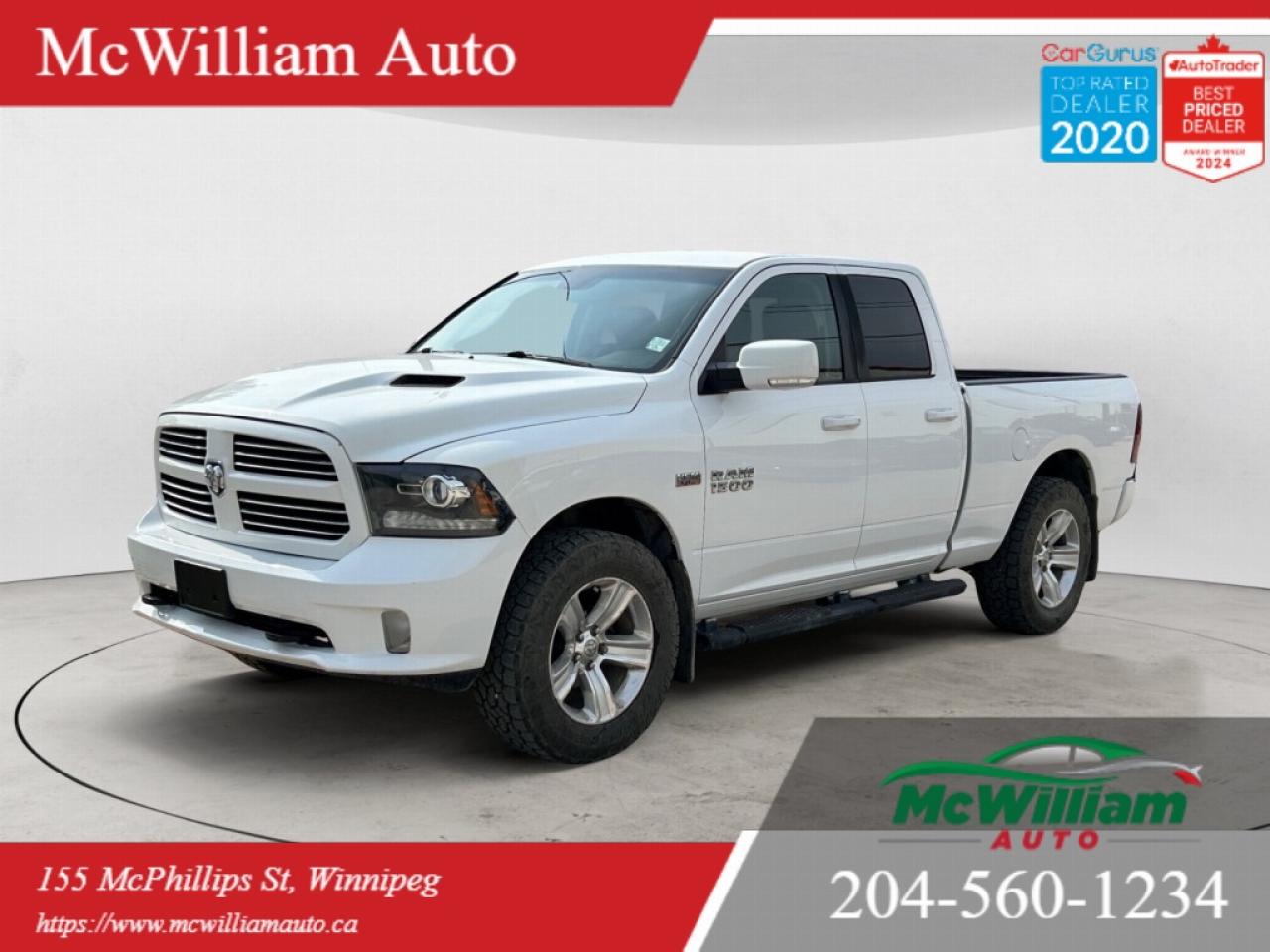 Used 2016 RAM 1500 Sport 4x4 | HTD Seats & Wheel | Back Up Cam | for sale in Winnipeg, MB