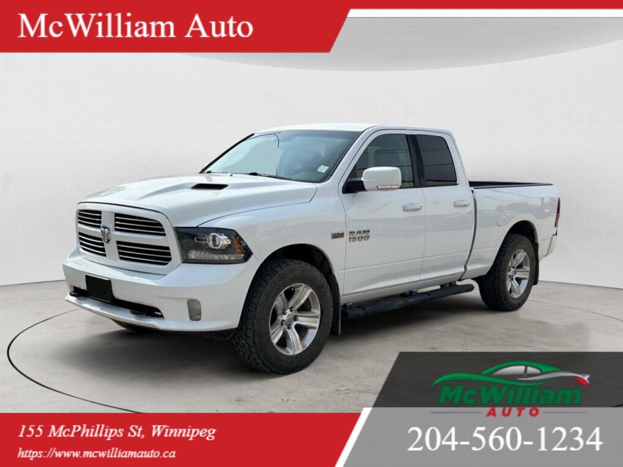 Used 2016 RAM 1500 Sport 4x4 | HTD Seats & Wheel | Back Up Cam | for sale in Winnipeg, MB