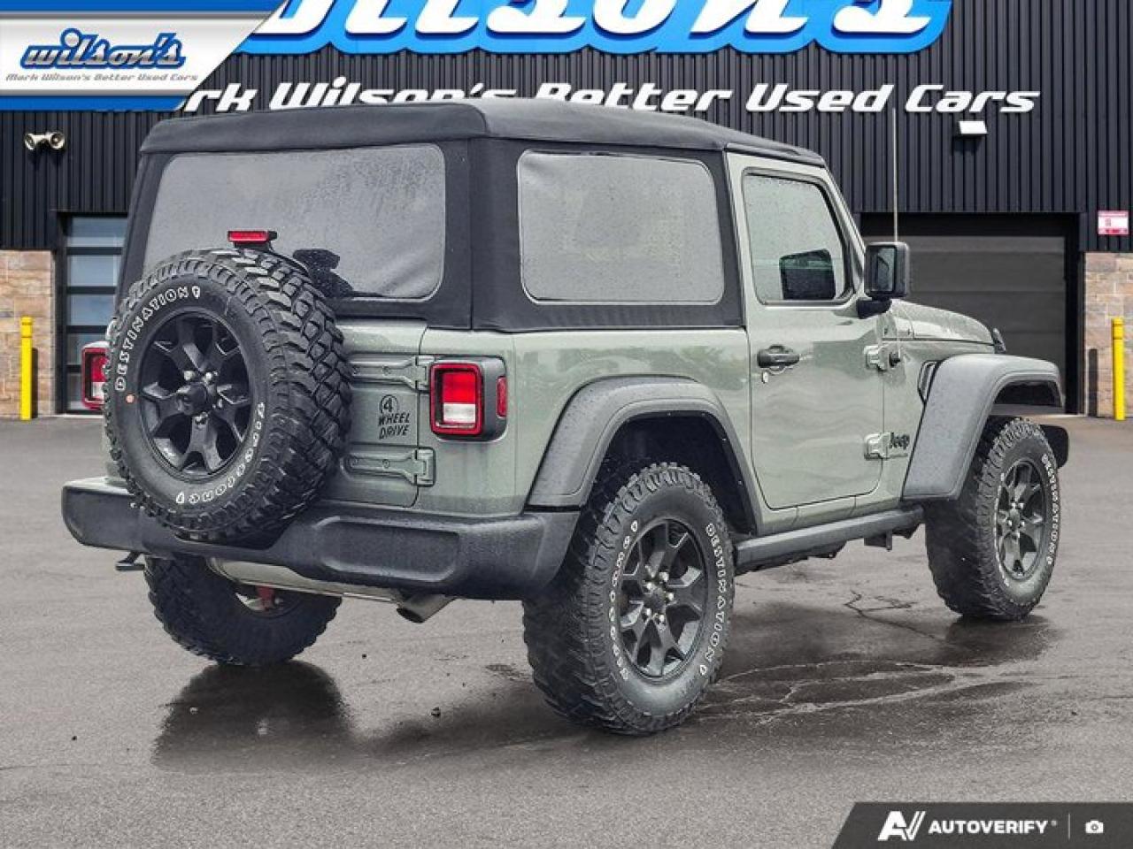 2023 Jeep Wrangler Willys 4x4 | 6 Speed Manual | Carplay | Reverse Cam | Alpine Audio | Keyless Entry | and More ! Photo4