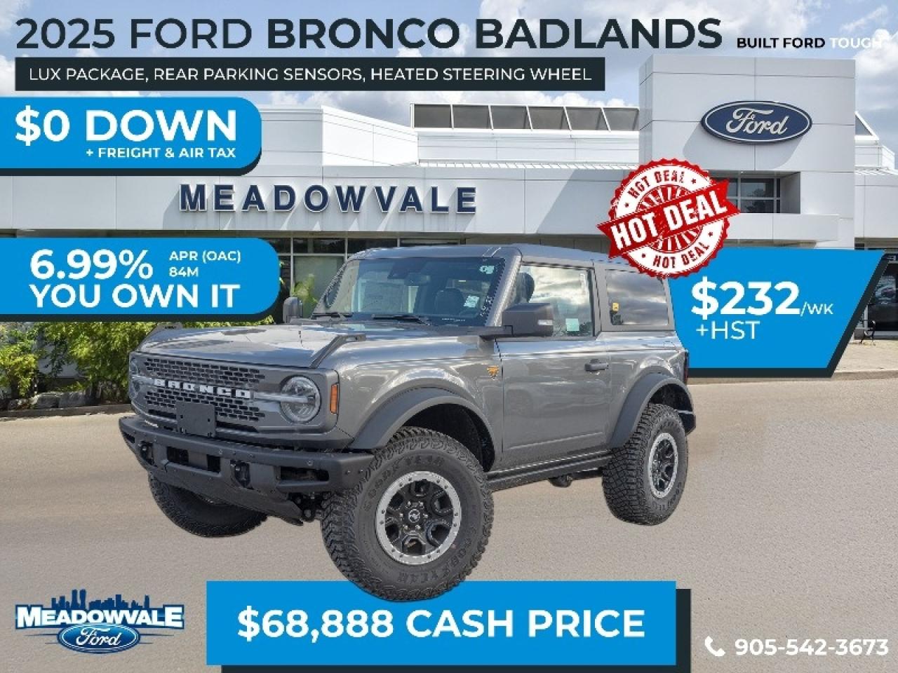 New 2024 Ford Bronco Badlands for sale in Mississauga, ON